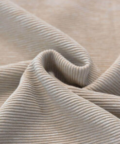 Rib ottoman beige melange