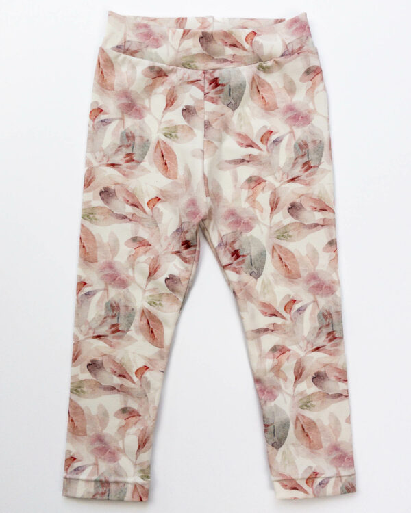 Legging-Floral flower-TessLiva-handgemaakte-baby-kinderkleding