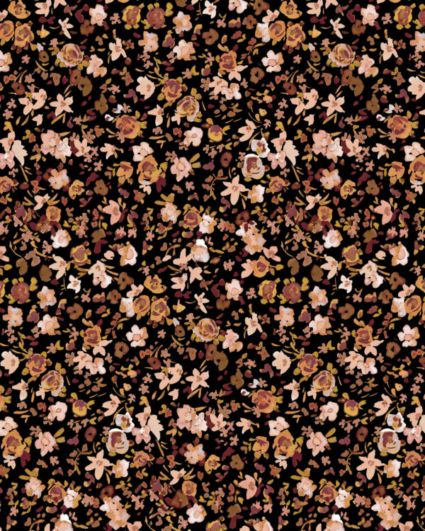 Stof-Digital-flowers-zwart-TessLiva-handgemaakte-baby-kinderkleding