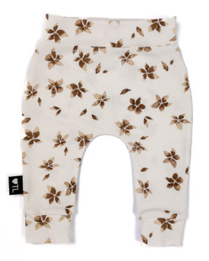 Broekje-Flowers-camel-TessLiva-handgemaakte-baby-kinderkleding