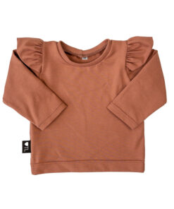 Longsleeve-ruffles-Roze-klei-TessLiva-handgemaakte-baby-kinderkleding
