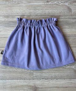 Paperbag skirt lila