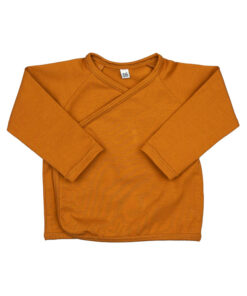 overslag-shirt-cognac-tessLiva-handgemaakte-baby-kinderkleding