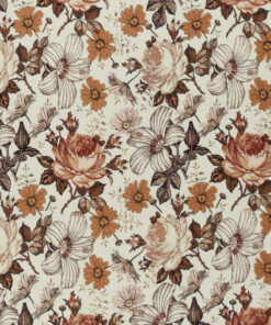 stof-bloemen-bruin-tessLiva-handgemaakte-baby-kinderkleding