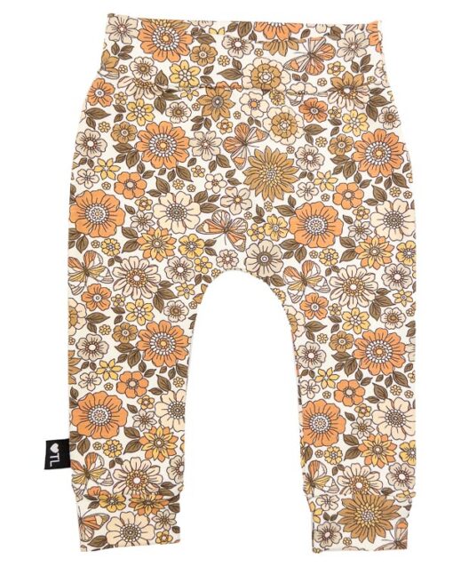 Broekje flowers en butterflies 68
