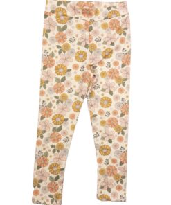 Legging geen bloemen gebroken wit 104