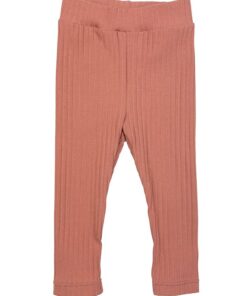 Legging roze (brede rib)