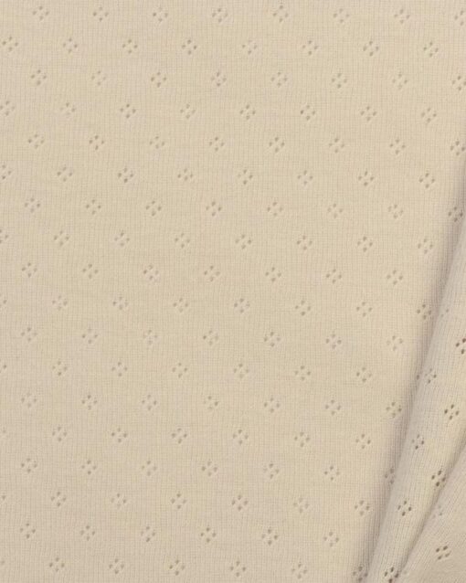 Shirt pointelle beige