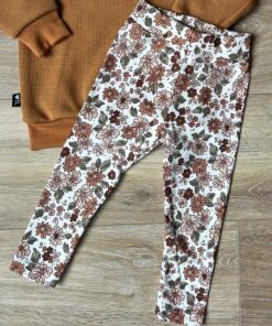 Broekje bloemen cacao 86