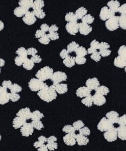 Bloemen navy (teddy)