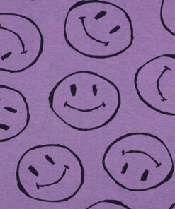 Jogging smiley lila