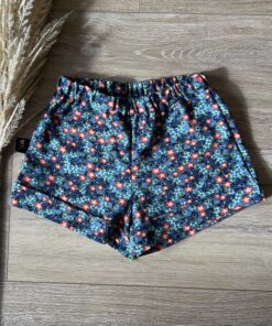Short bloemen blauw