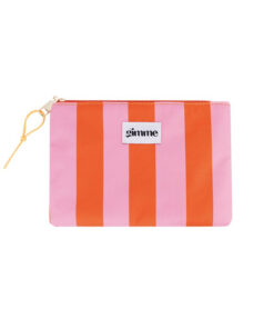 Make-up tasje oranje roze