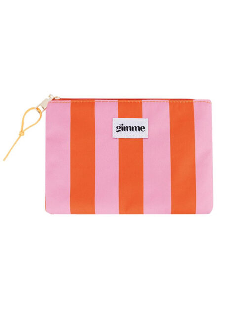 Make-up tasje oranje roze