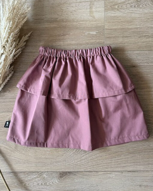 Rokje tess oud roze (katoen)