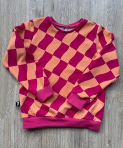 Sweater fuchsia geblokt (sweat) 4 sweater fuchsia geblokt sweat