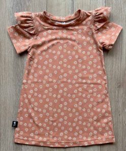 Jurkje a-lijn korte mouwen met ruffles madelief 86