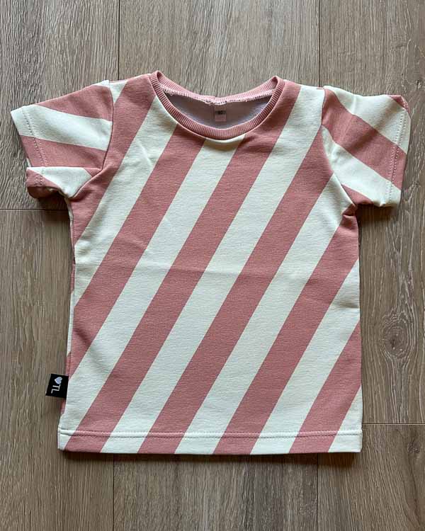 Shirt streepjes (french terry) 80 1 Shirt streepjes (french terry) 80
