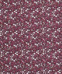 Broekje winterbloemen burgundy